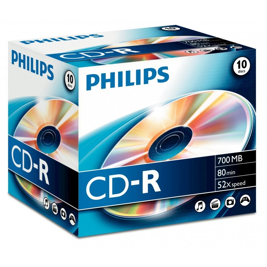 Philips CR7D5NJ10/00 neįrašytas CD diskas CD-R 700 MB 52x