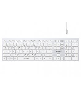 A4Tech Fstyler FBX50C näppäimistö Universaali RF Wireless + Bluetooth Valkoinen