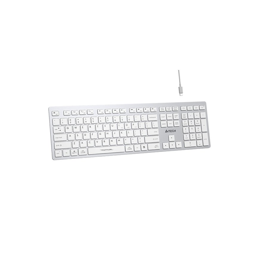 A4Tech Fstyler FBX50C tastatūra Universāls RF bezvadu sakari + Bluetooth Balts – 3
