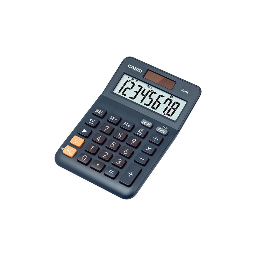 Casio MS-8E laskin Työpöytä Näyttölaskin musta, Harmaa, Oranssi