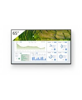 Sony FW-65BZ30L Signage Display Digital signage flat panel 165.1 cm (65") LCD Wi-Fi 440 cd/m² 4K Ultra HD Black Android 24/7