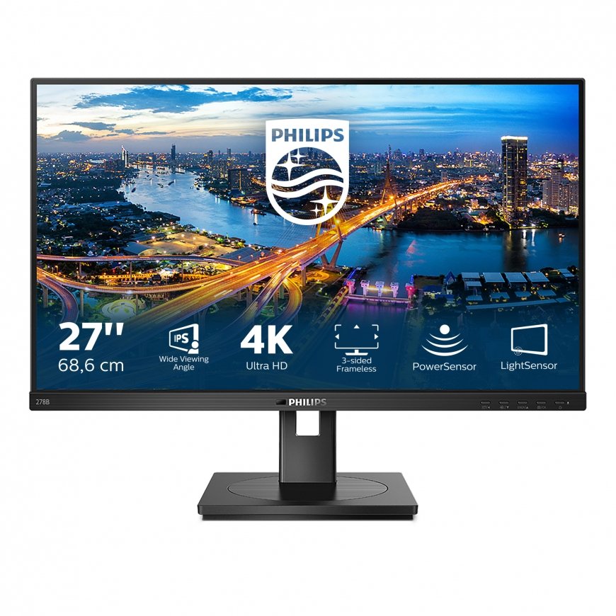 Philips B Line 278B1/00 LED display 68,6 cm (27") 3840 x 2160 pikseliä 4K Ultra HD musta – 2
