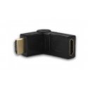 Qoltec 50516 cable gender changer HDMI Black Qoltec 50516 cable gender changer HDMI Black