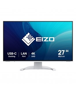 EIZO FlexScan EV2740X-WT LED display 68.6 cm (27") 3840 x 2160 pixels 4K Ultra HD LCD White