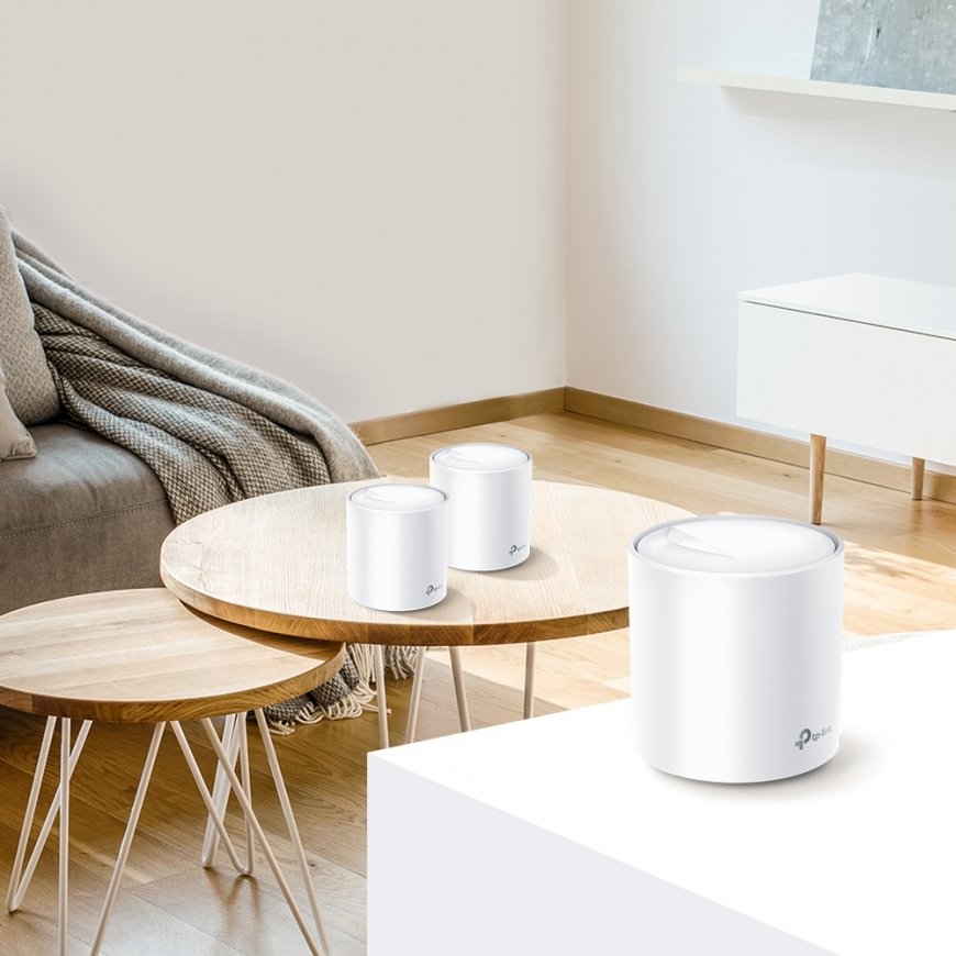 TP-Link Deco X60 Dviguba juosta (2,4 GHz / 5 GHz) Wi-Fi 6 (802.11ax) Balta 2 Vidinis – 4