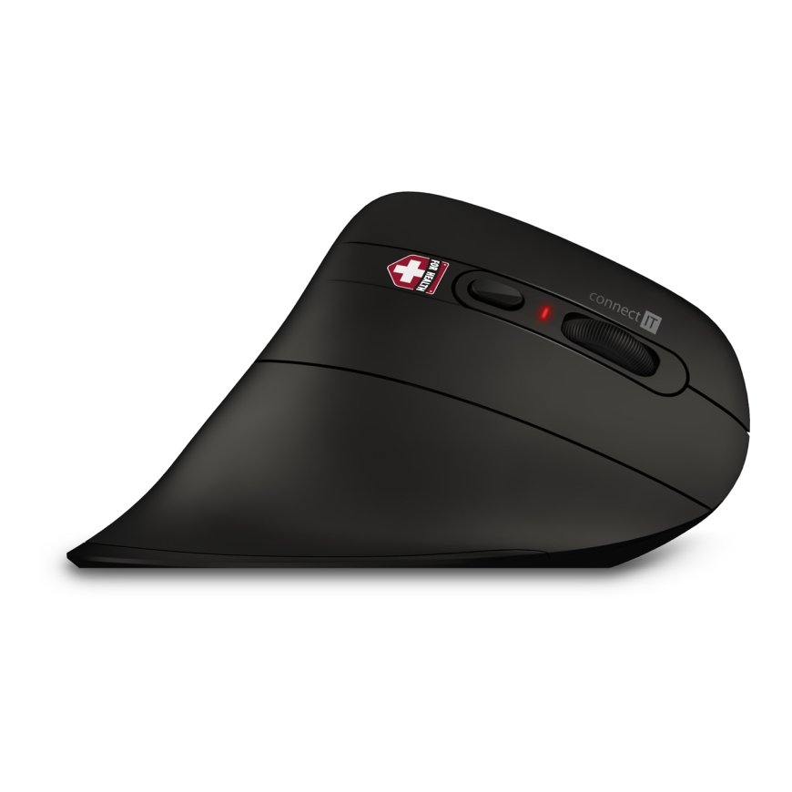 Connect IT Verti TriMode hiir Meditsiiniline Parempoolne Bluetooth + USB Type-A Optiline 2400 DPI