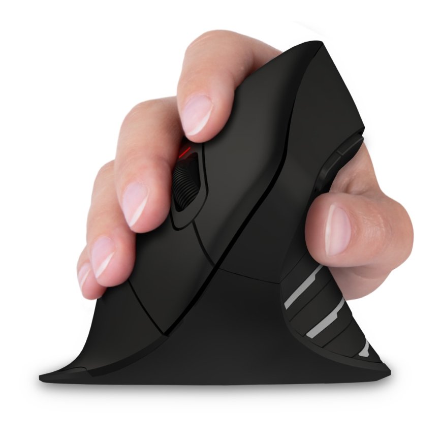 Connect IT Verti TriMode hiir Meditsiiniline Parempoolne Bluetooth + USB Type-A Optiline 2400 DPI – 5