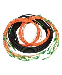 Extralink MP1 „InfiniBand“ arba pluoštinis optinis kabelis 25 m LC APC LC/APC Juoda, Žalia, Oranžinė