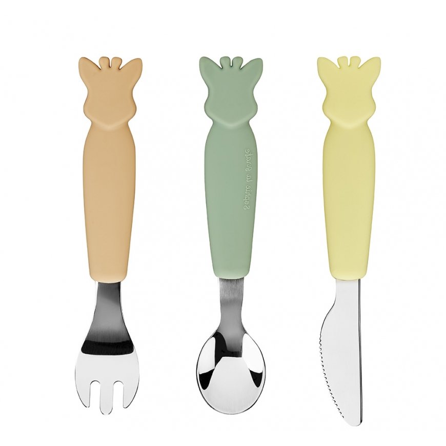 Sophie la girafe Cutlery set kingitus beebile Poiss/tüdruk Mitmevärviline