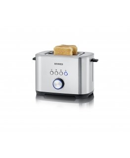 Severin AT 2620 tosteris 7 2 šķēle (-s) 800 W Melns, Nerūsējošs tērauds