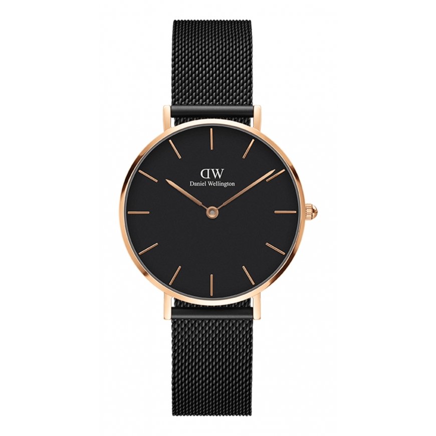 Daniel Wellington Petite Ashfield Наручные часы Женский Кварц Черный, Rose Gold Rose Gold – 2