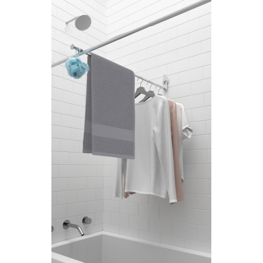Umbra 1010789-158 laundry drying rack/line Attachable rack Silver – 5