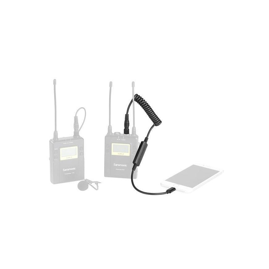 Saramonic LC-C35 аудио кабель 3,5 мм Lightning Черный – 3