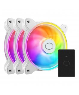 Cooler Master MasterFan MF120 Halo² white 3in1 Корпус компьютера Вентилятор 12 cm Белый 3 шт