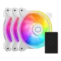 Cooler Master MasterFan MF120 Halo² white 3in1 Корпус компьютера Вентилятор 12 cm Белый 3 шт