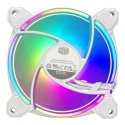 Cooler Master MasterFan MF120 Halo² white 3in1 Datora korpusam Ventilators 12 cm Balts 3 pcs Cooler Master MasterFan MF120 Halo² white 3in1 Datora korpusam Ventilators 12 cm Balts 3 pcs