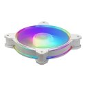 Cooler Master MasterFan MF120 Halo² white 3in1 Kompiuterio korpusui Ventiliatorius 12 cm Balta 3 vnt