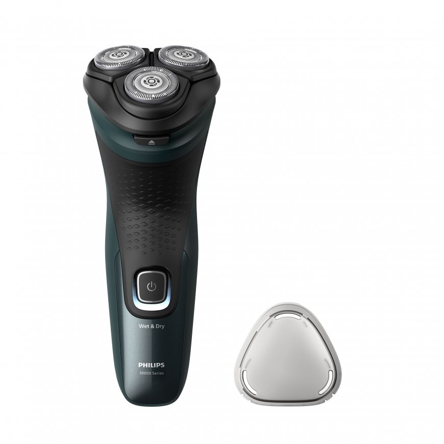 Philips X3052/00 бритва для мужчин Бритвенная головка Триммер Черный, Зеленый