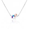 Beneto Playful sidabro karoliai Unicorn AGS1340/40D Beneto Playful sidabro karoliai Unicorn AGS1340/40D