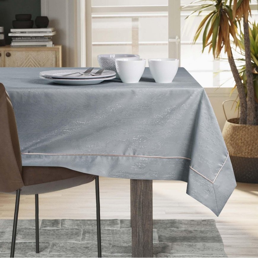 AmeliaHome Tablecloth AH VESTA BRD PPG LIGHTGREY 140X200 – 4
