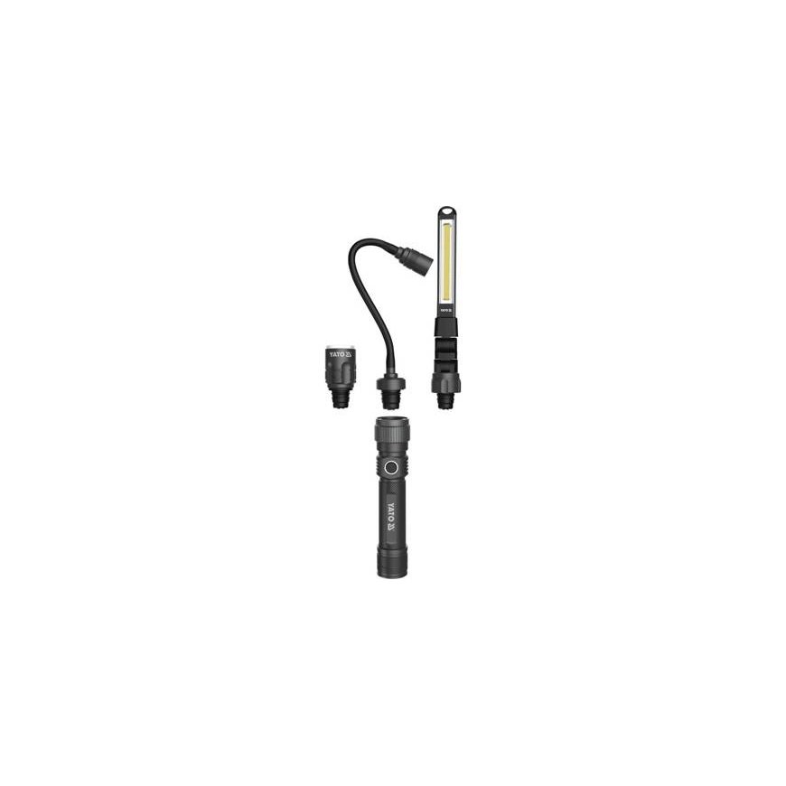 Yato YT-08521 darba apgaismes ierīce Melns