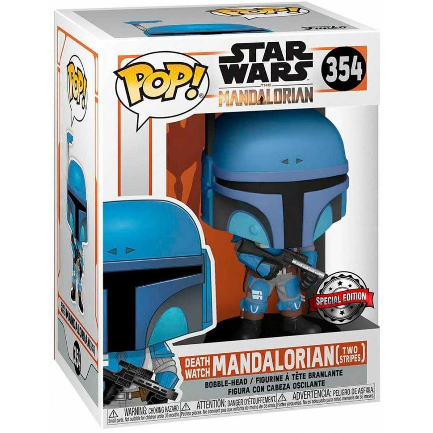 Funko POP Star Wars Mandalorian Death Watch Mandalorian Two Stripes – 5