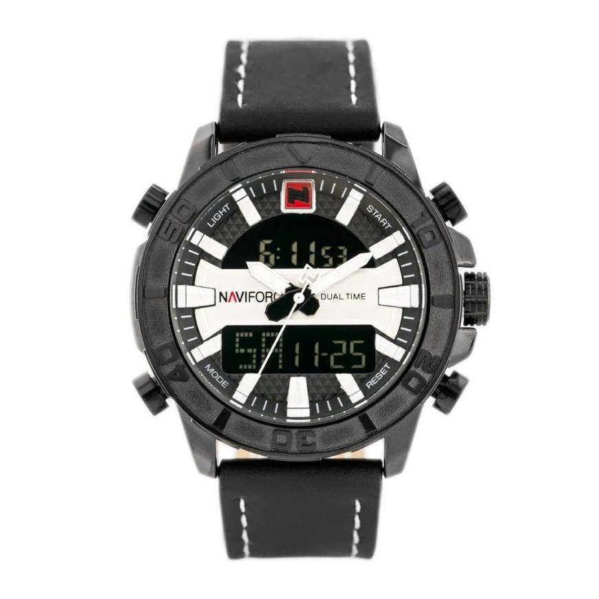 NAVIFORCE MIESTEN KELLO - NF9114 (zn046a) - musta/hopea
