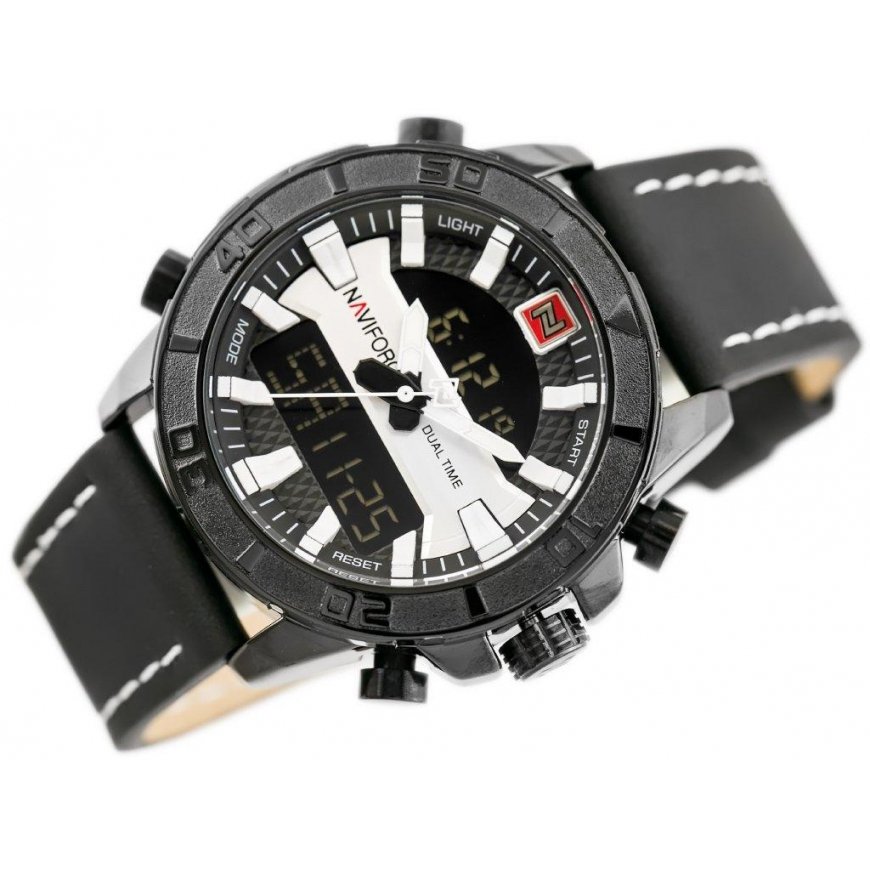 NAVIFORCE MEN'S WATCH - NF9114 (zn046a) - black/silver – 2