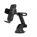 Universal Car Holder with Suction Cup by Musthavz Black Universal Car Holder with Suction Cup by Musthavz Black