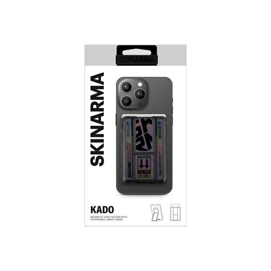 Dėklas MagSafe kišenėlė Skinarma Kado Kira Kobai Wallet Mag-Charge Grip Stand hologram – 2
