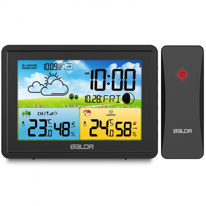 Berdsen Weather station with display BD-908 black – 2