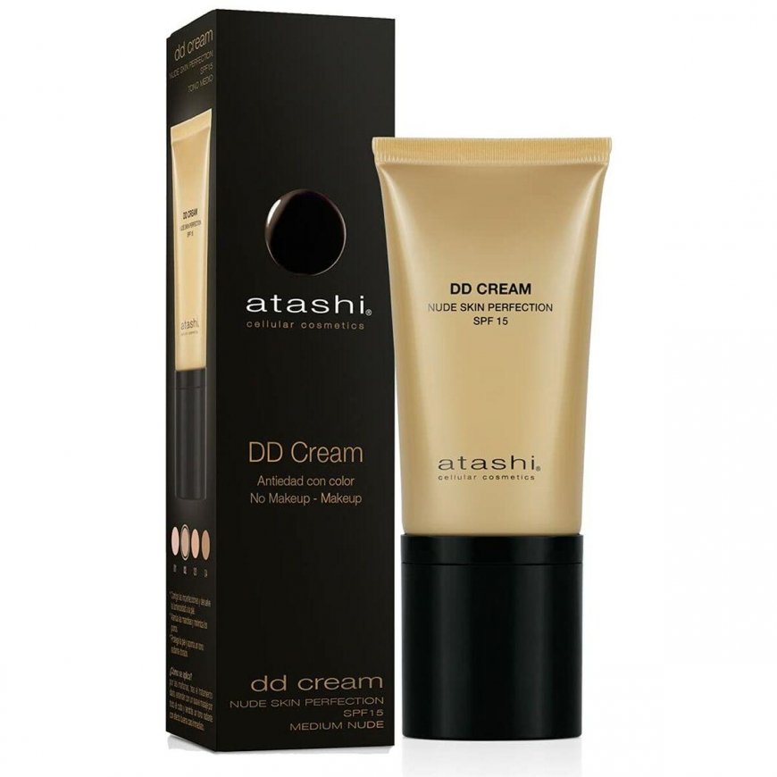 Sunscreen with tint Atashi PT0905ES0007 DD Cream Spf 15 Medium 50 ml