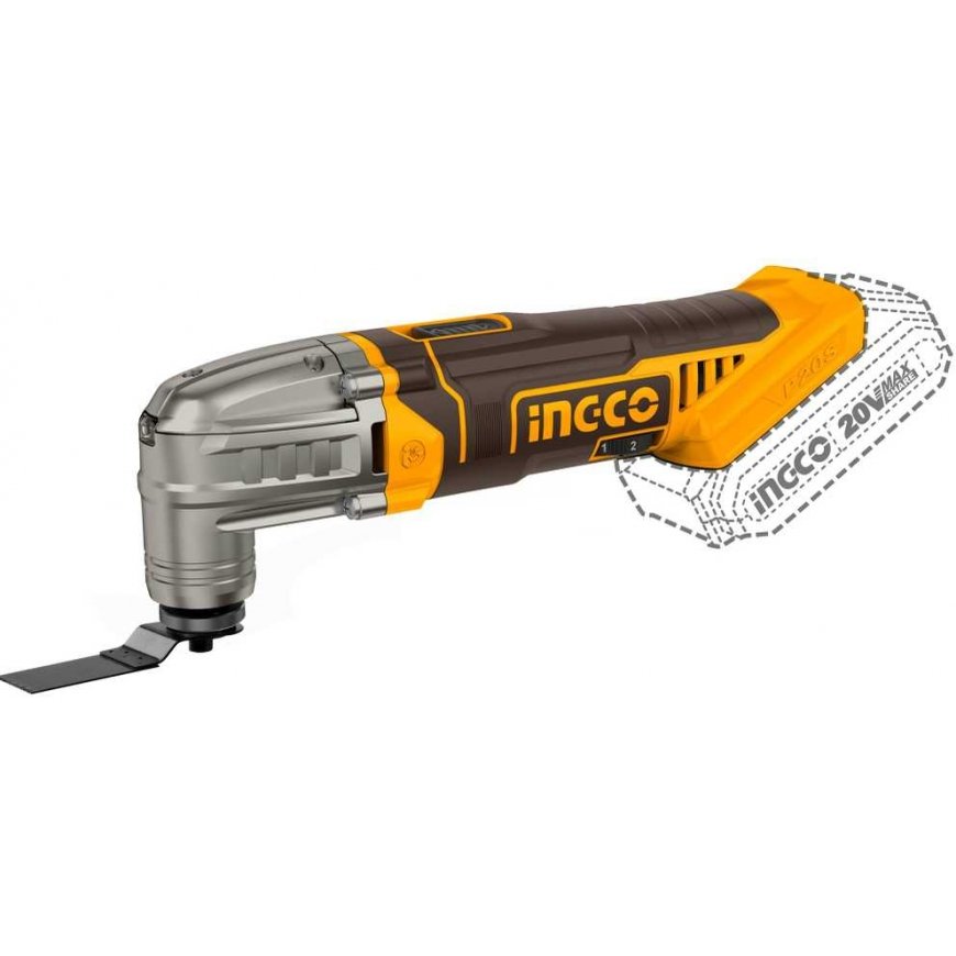Ingco CMLI20228 cordless multifunction grinder incl. battery and charger