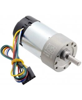 131:1 Gear Motor 37Dx73L 24V 79RPM + CPR 64 Encoder - Pololu 4696