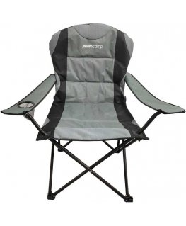 Enero Camp Camping chair FOLDING LUX 60X60X105CM GREY-BLACK