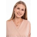 Troli Elegant steel necklace with ball