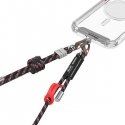 Dėklas Skinarma Dyno universali virvelė telefonui obsidian Dėklas Skinarma Dyno universali virvelė telefonui obsidian
