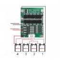 Oem Li-ion lithium battery 18650 charging module with protection 4S 30A
