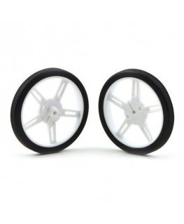 60x8mm wheels, white, Pololu 1424