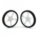 60x8mm wheels, white, Pololu 1424 60x8mm wheels, white, Pololu 1424