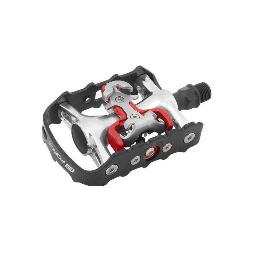 FORCE pedals MTB single-sided, juodas
