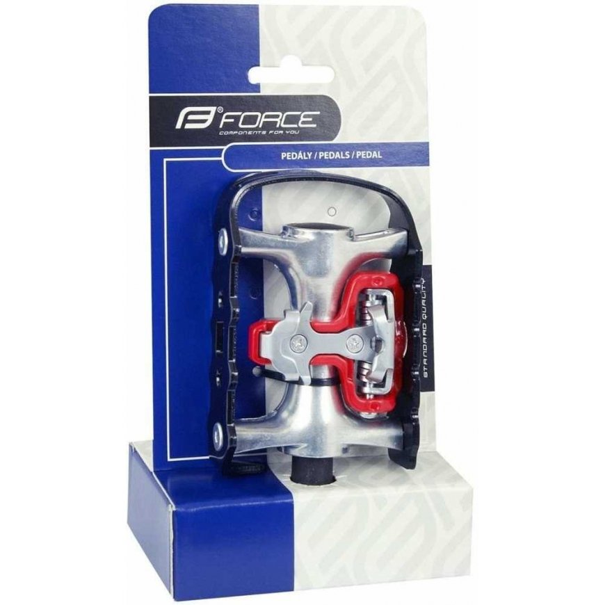 FORCE pedals MTB single-sided, juodas – 3