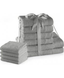 AmeliaHome Towel AH AMARI SIL SET2*70x140+4*50x100+4*30X50
