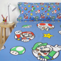 Patalynės komplektas Nintendo Super Mario Bros sheets set bed 90cm Patalynės komplektas Nintendo Super Mario Bros sheets set bed 90cm