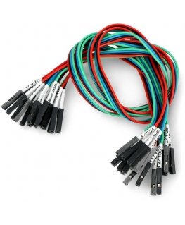 Gravity - I2C/UART jumper wire set - socket-socket - 30cm - 5 pcs - DFRobot FIT0916-FF
