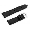 Pacific Leather watch strap W72 - black/black 20mm Pacific Leather watch strap W72 - black/black 20mm