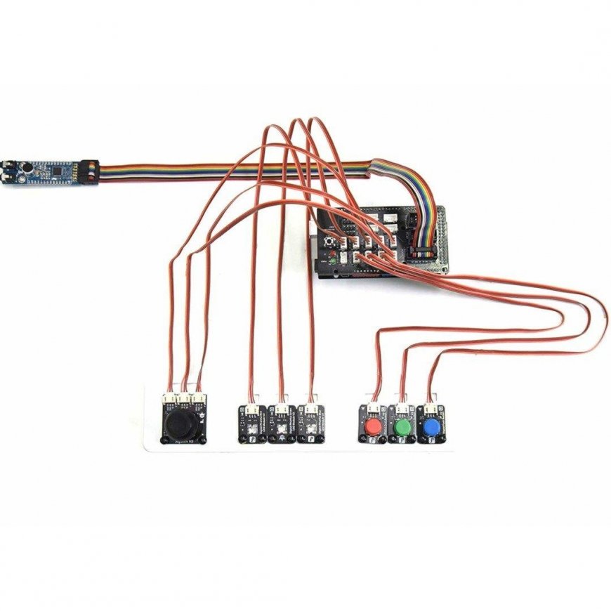 Dobot Arduino Al suite - rinkinys, skirtas mokytis apie dirbtinį intelektą su DFRduino Mega2560 plokšte