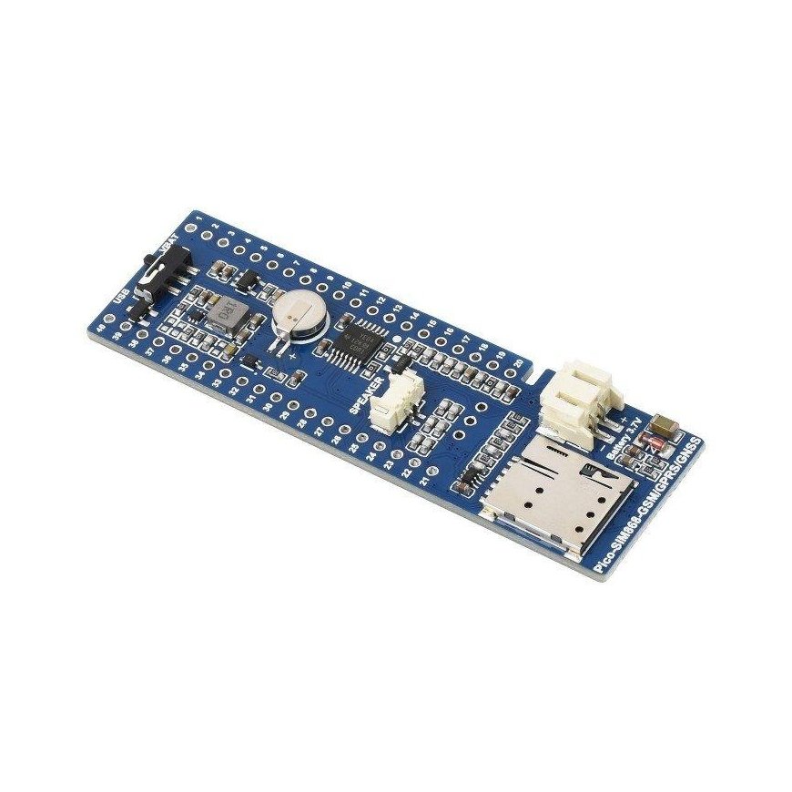 SIM868 GSM/GPRS/GNSS + Bluetooth - Raspberry Pi Pico communication module - Waveshare 20268 – 2