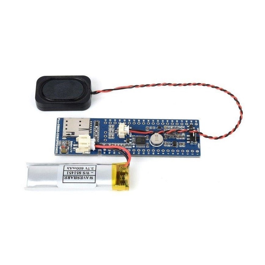 SIM868 GSM/GPRS/GNSS + Bluetooth - Raspberry Pi Pico -viestintämoduuli - Waveshare 20268 – 3