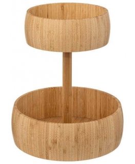 55 Simply Smart Bamboo Fruit Pan, Bamboo, 2 tasoa, Ø 29 cm